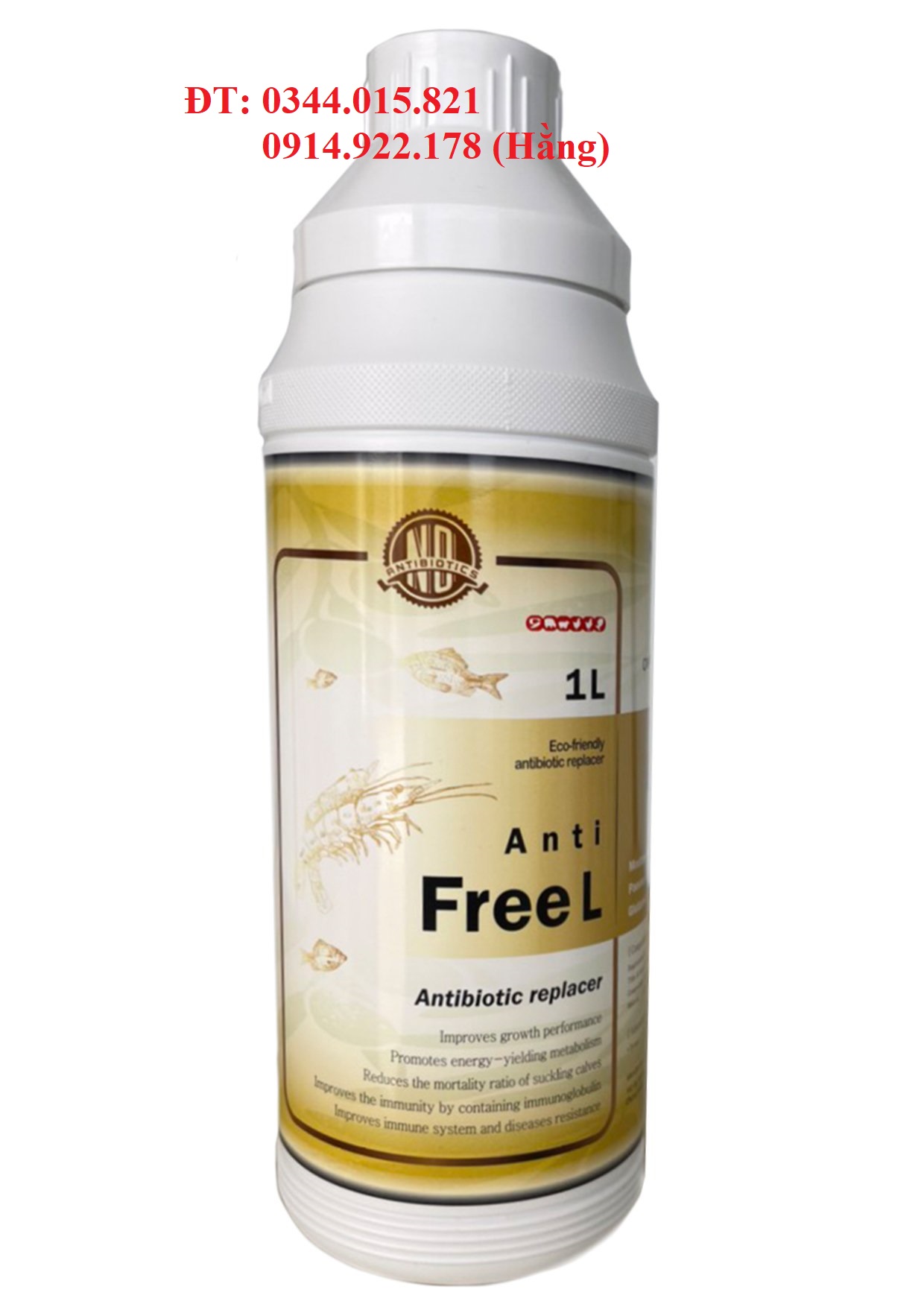 Chất thay thế kháng sinh Anti Free, phòng ngừa và kiểm soát bệnh cho vật nuôi